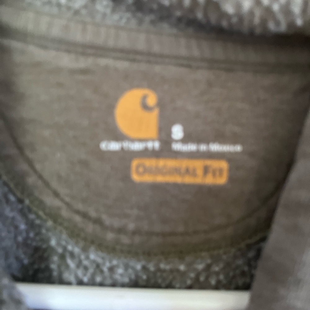 Carhartt green hood sweater - Picture 3 of 5